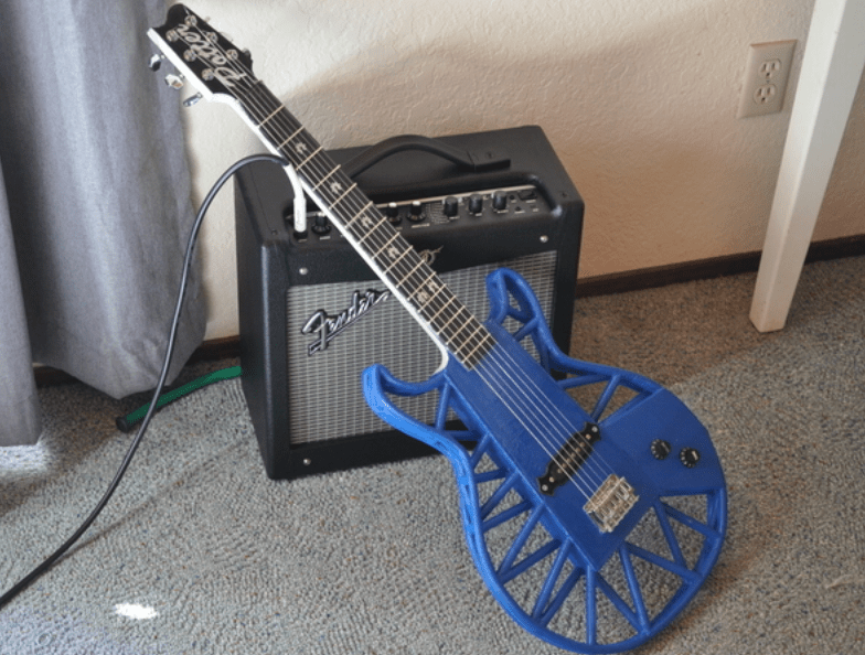 guitarra en 3D